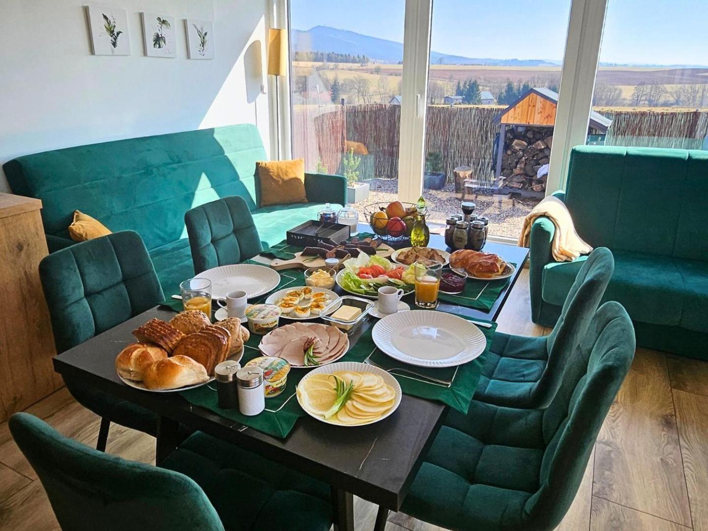 Rajska Polana Domki Premium ,Na Odludziu Z Prywatna Balia Z Jacuzzi I Sauna ,Cisza,Rowery Elektryczne,Gory,Astroprzygoda,- Adrspach, Skalne Miasto, Zamek Ksiaz,Andrzejowka,Karpacz, Sniezka,Janskie Laznie,Pec Mieroszow Exterior photo